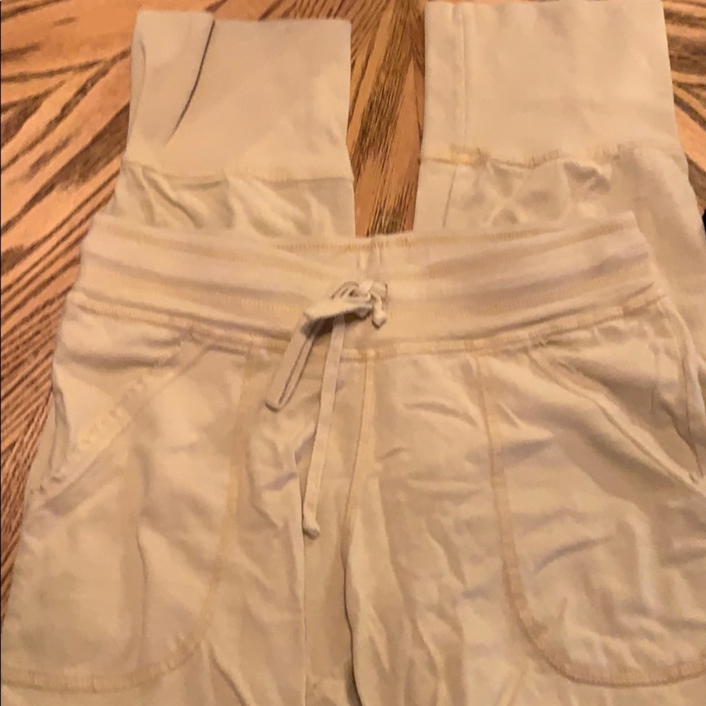 Hard tail mustard yellow joggers